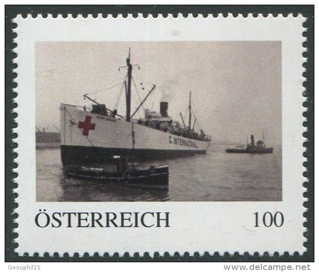 ÖSTERREICH / PM Nr. 8118282 / Rotes Kreuz Schiff / 20er Auflage / Postfrisch / ** - Personalisierte Briefmarken