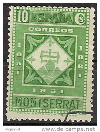 España U 0639 (o) Montserrat. 1931 - Usados