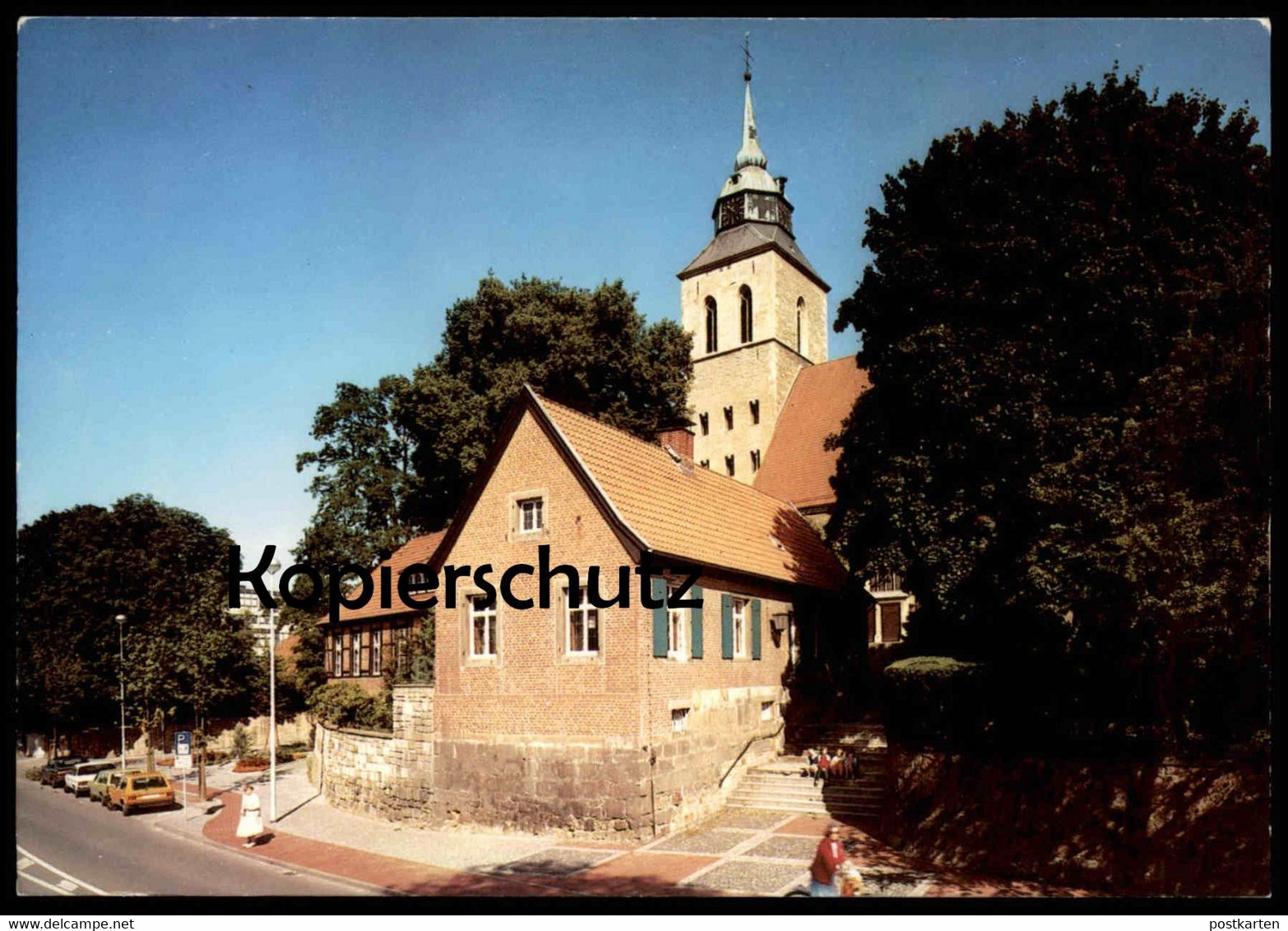 ÄLTERE POSTKARTE GREVEN IN WESTFALEN ST.-MARTINUS-KIRCHE Church église Cpa Postcard Ansichtskarte AK - Greven