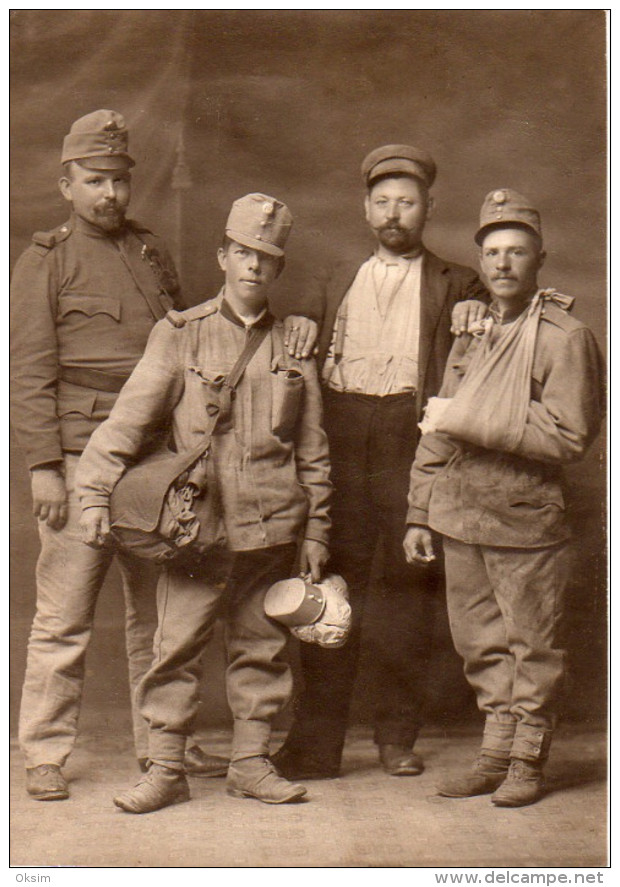 FOTO, WELTKRIEG 1, WW1, Österreichisch Ungarische Soldaten, österreich Ungarn Soldaten, Dim. 10x14 Cm - Guerre 1914-18