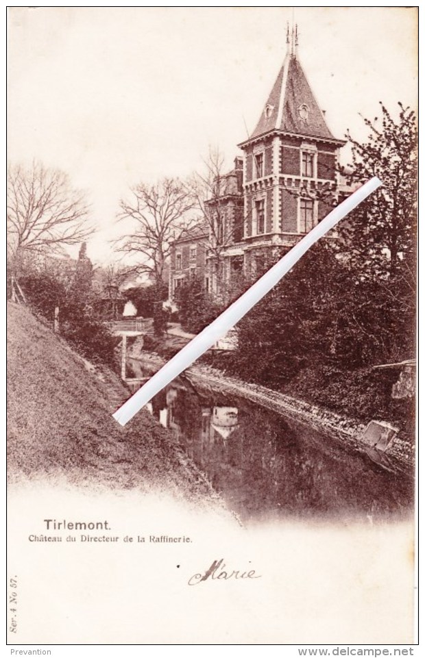 TIRLEMONT - Château Du Directeur De La Raffinerie - Superbe Carte Circulée Vers Namur En 1905 - Tienen