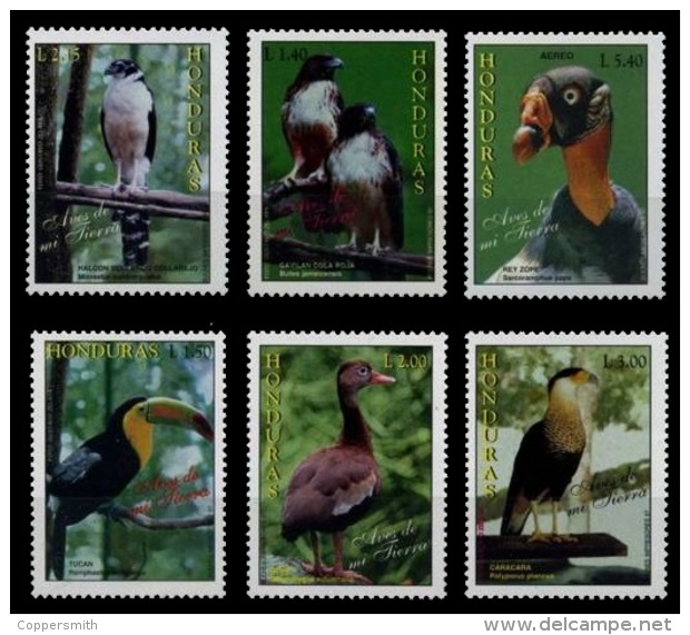 (24) Honduras  1997 / Birds / Oiseaux / Vögel / Vogels   ** / Mnh  Michel 1328-33 - Honduras