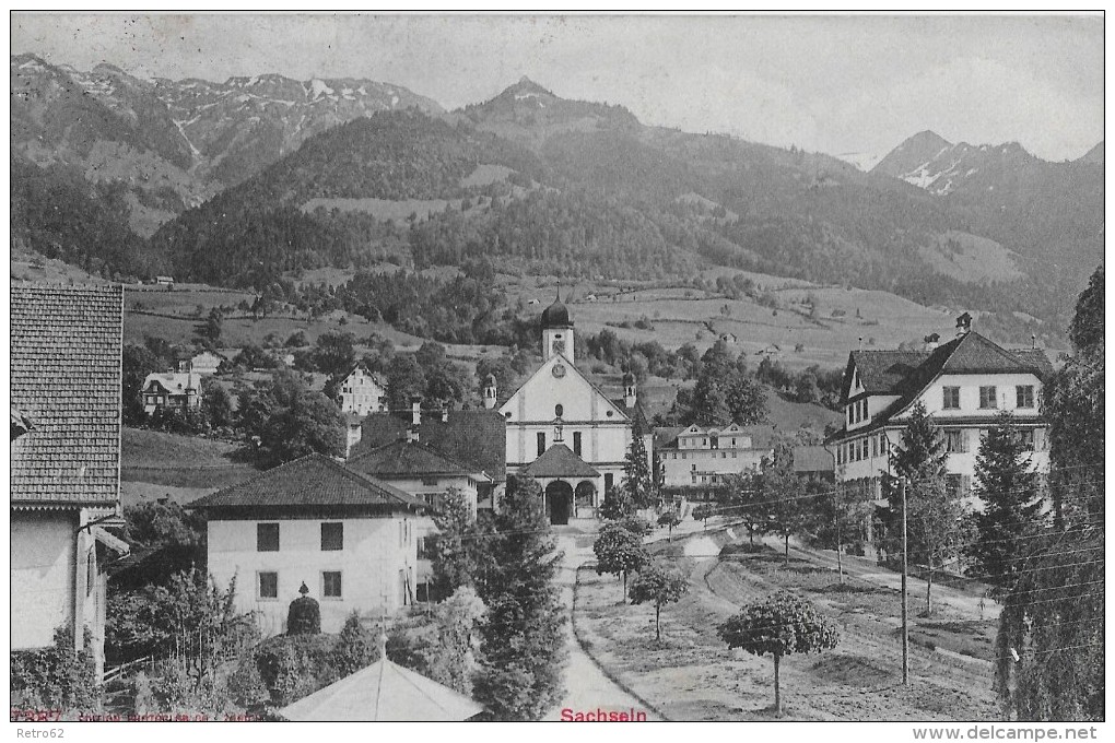 SACHSELN &#8594; Dorfplatz Anno 1911 - Sachseln