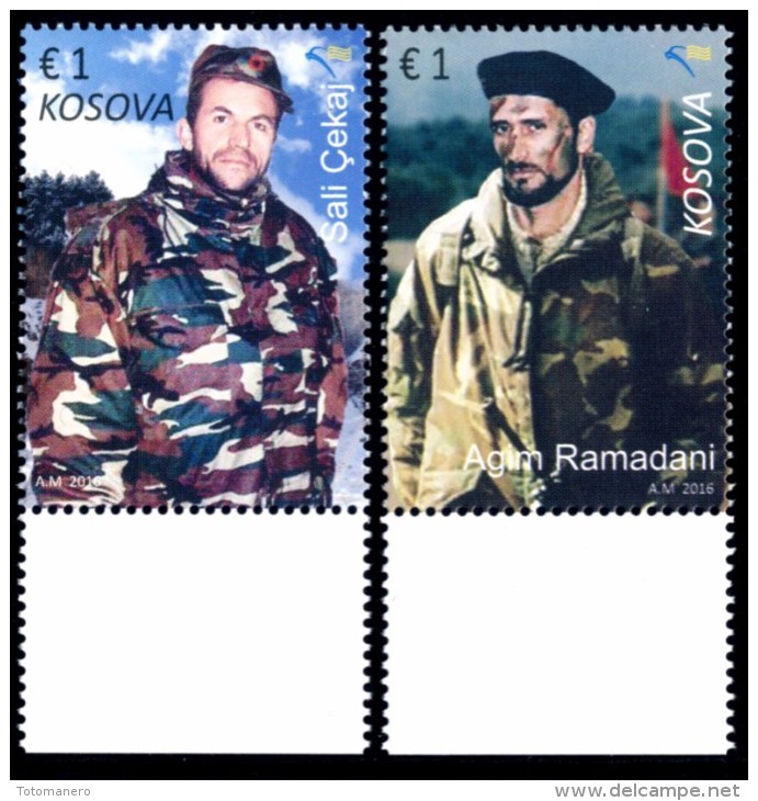 REPUBLIC OF KOSOVO 2016 Battle Of Koshare Set Of 2v** - Kosovo