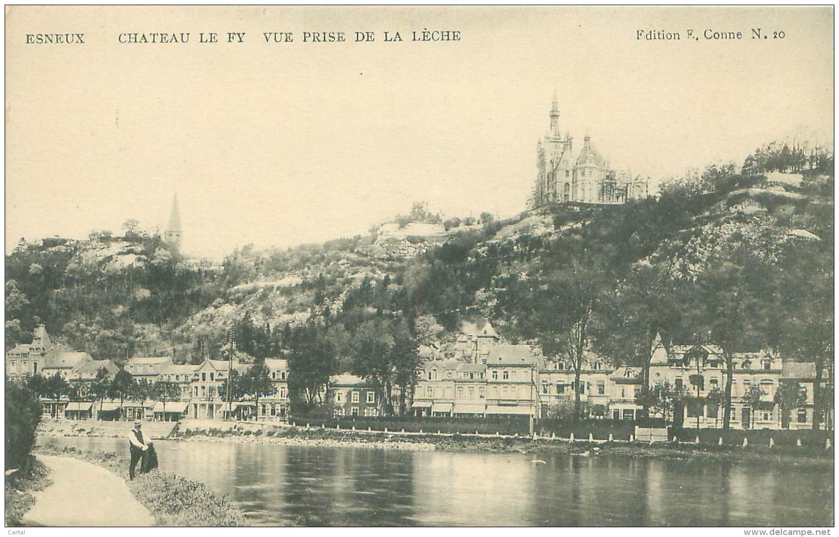 ESNEUX - Chateau Le Fy - Vue Prise De La Lèche - Esneux