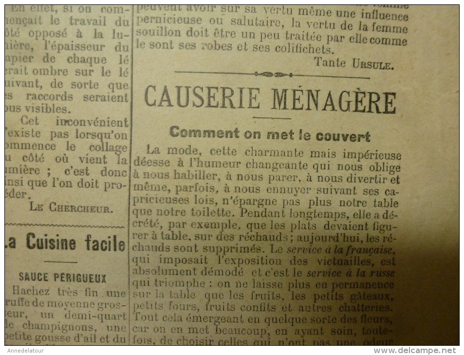 1900 La MODE du Petit Journal TOILETTE et COSTUME DE PRINTEMPS sur LES CHAMPS ELYSEES ,grav couleurs  1ere page
