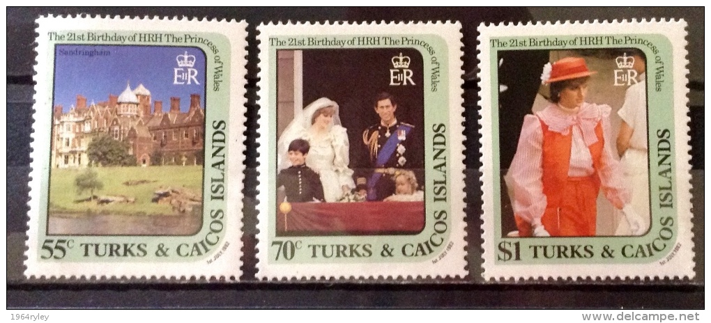 Turks And Caicos 1982 MNH**  # 531/533 - Turks And Caicos