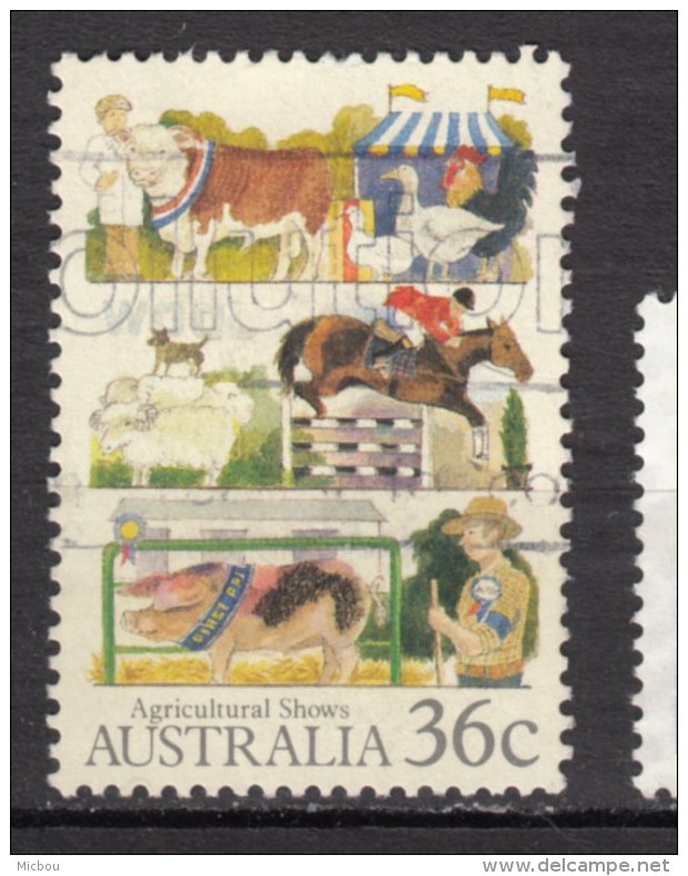 Australie, Australia, Coq, Rooster, Chien, Dog, Cochon, Pig, Porc. Pork, Cheval, Horse, Hippisme, Taureau, Taurus, Lamb - Gallinacées & Faisans