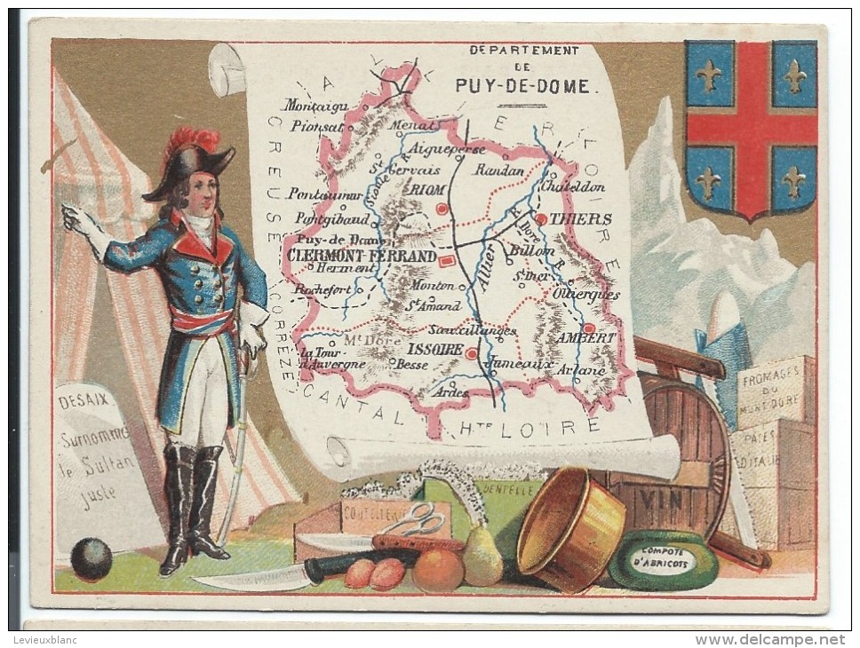 Départements De France/ImagePédagogique/PUY De DOME / Clermont-Ferrand/Vers 1880-1890   CRD63 - Autres & Non Classés