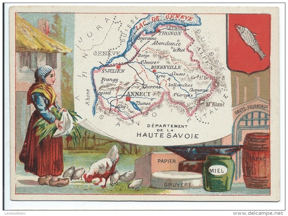 Départements De France/Image Pédagogique/HAUTE  SAVOIE / Annecy /Vers 1880-1890   CRD74 - Autres & Non Classés