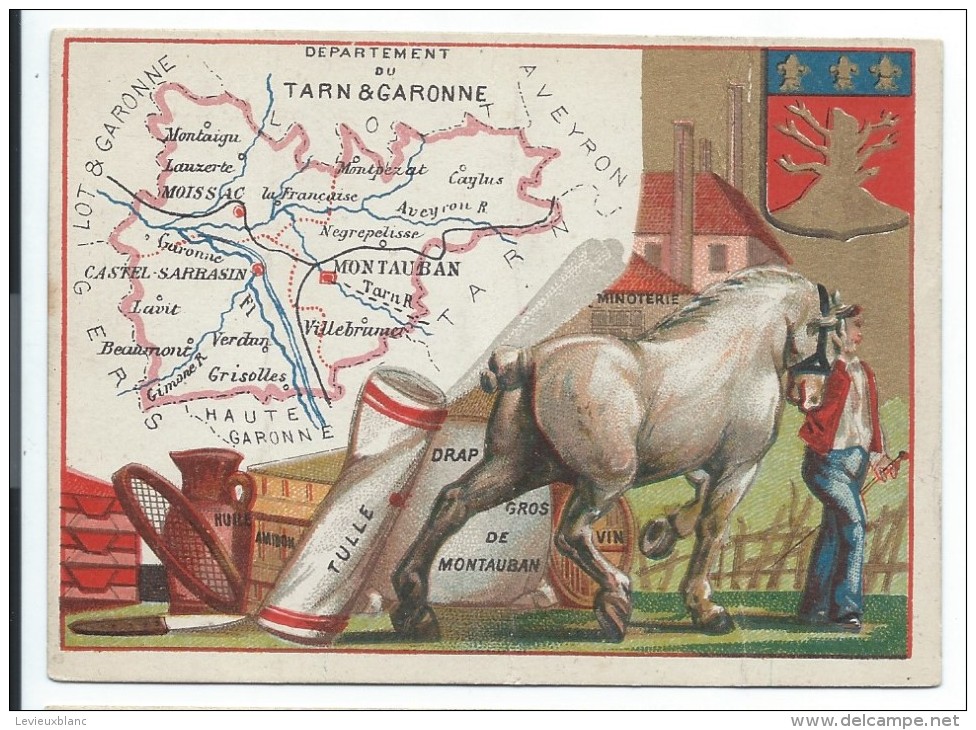 Départements De France/Image Pédagogique/TARN & GARONNE  / Montauban /Vers 1880-1890   CRD82 - Autres & Non Classés