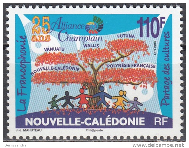 Nouvelle-Calédonie 2010 Yvert 1092 Neuf ** Cote (2015) 2.50 Euro 25 Ans Alliance Champlain - Unused Stamps