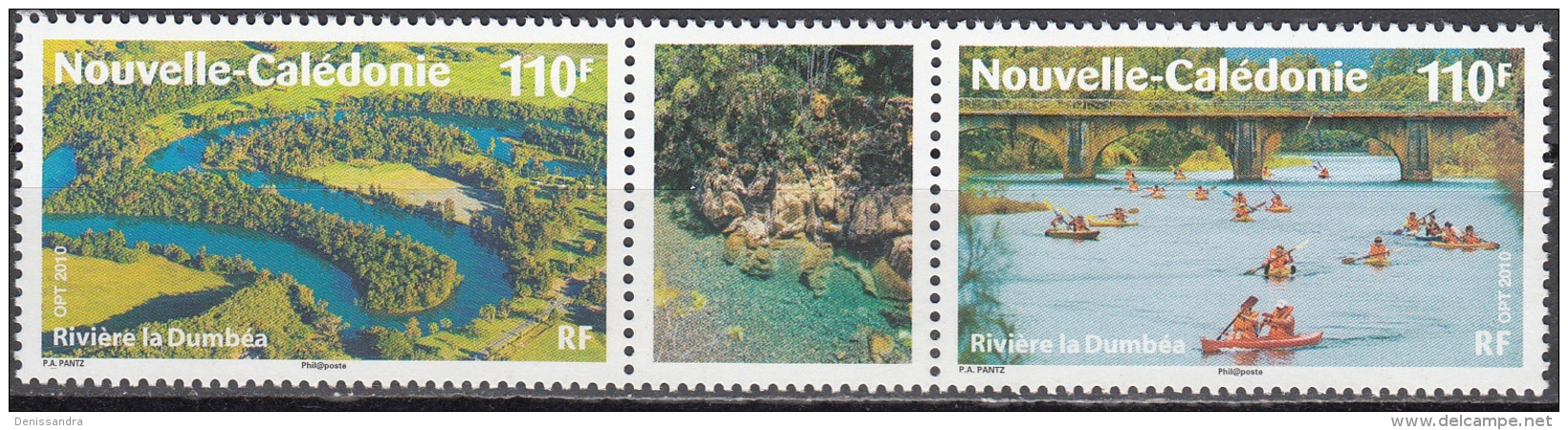 Nouvelle-Calédonie 2010 Yvert 1094 - 1095 Neuf ** Cote (2015) 5.00 Euro Rivière La Dumbéa - Ongebruikt