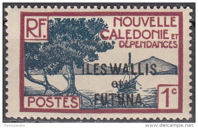 Wallis &amp; Futuna 1930 Yvert 43 Neuf ** Cote (2015) 0.25 Euro Baie De La Pointe Des Palétuviers - Neufs