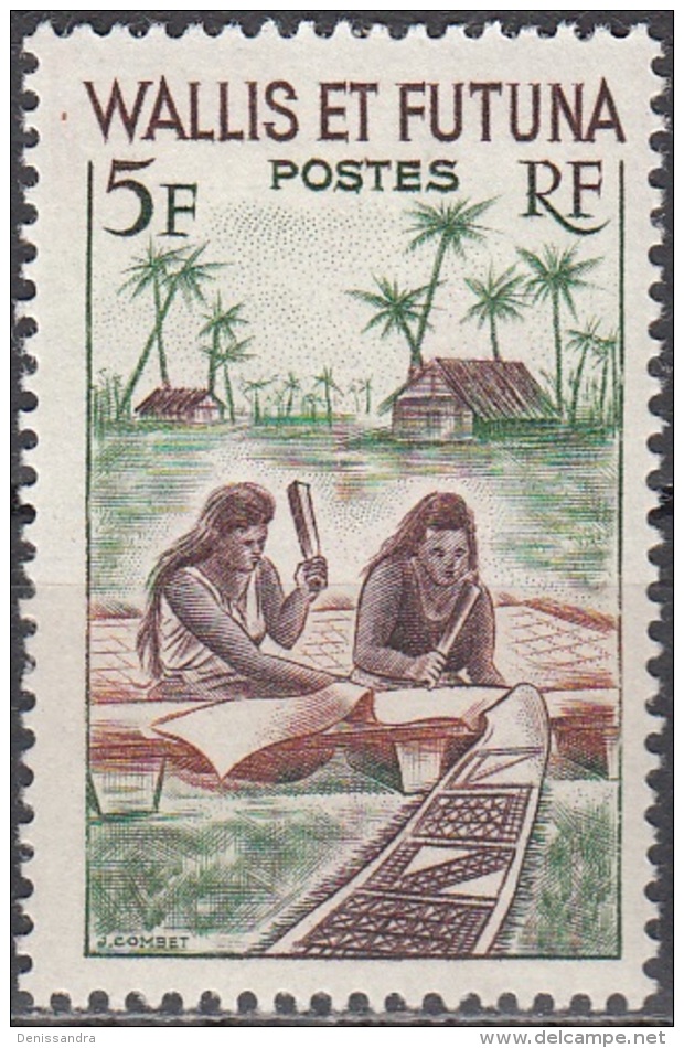 Wallis &amp; Futuna 1957 Yvert 157A Neuf ** Cote (2015) 1.40 Euro Fabrication D'un Tapa - Unused Stamps