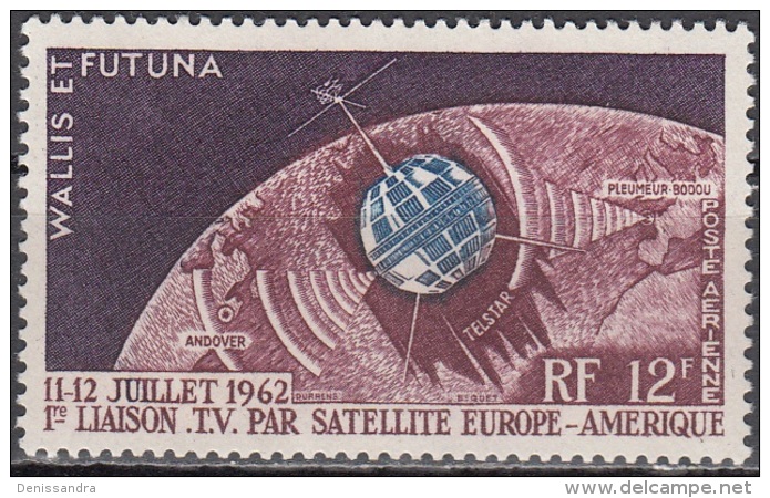 Wallis &amp; Futuna 1962 Yvert Poste Aérienne 20 Neuf ** Cote (2015) 4.30 Euro Télécommunications Spatiales - Neufs