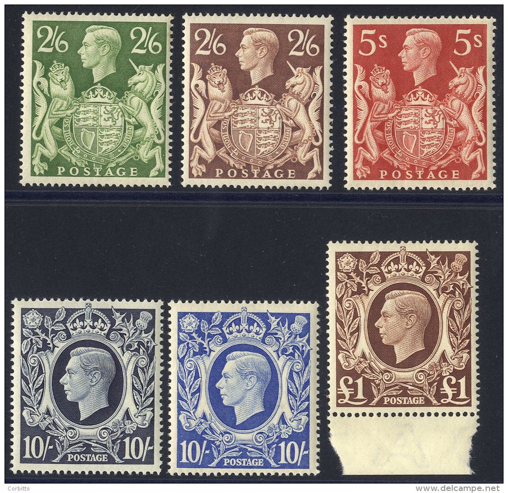 1939 High Value Set UM, SG.476/478c. (6) - Autres & Non Classés