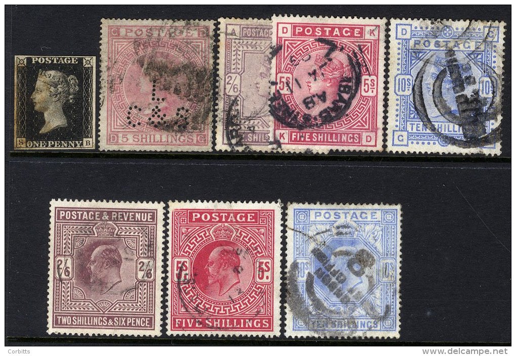 COLLECTION 1840-1951 On Hagner Leaves In A Ring Binder Commencing With 1840 1d, Four Margins, Red MC, 1841 1d (13), 2d ( - Autres & Non Classés