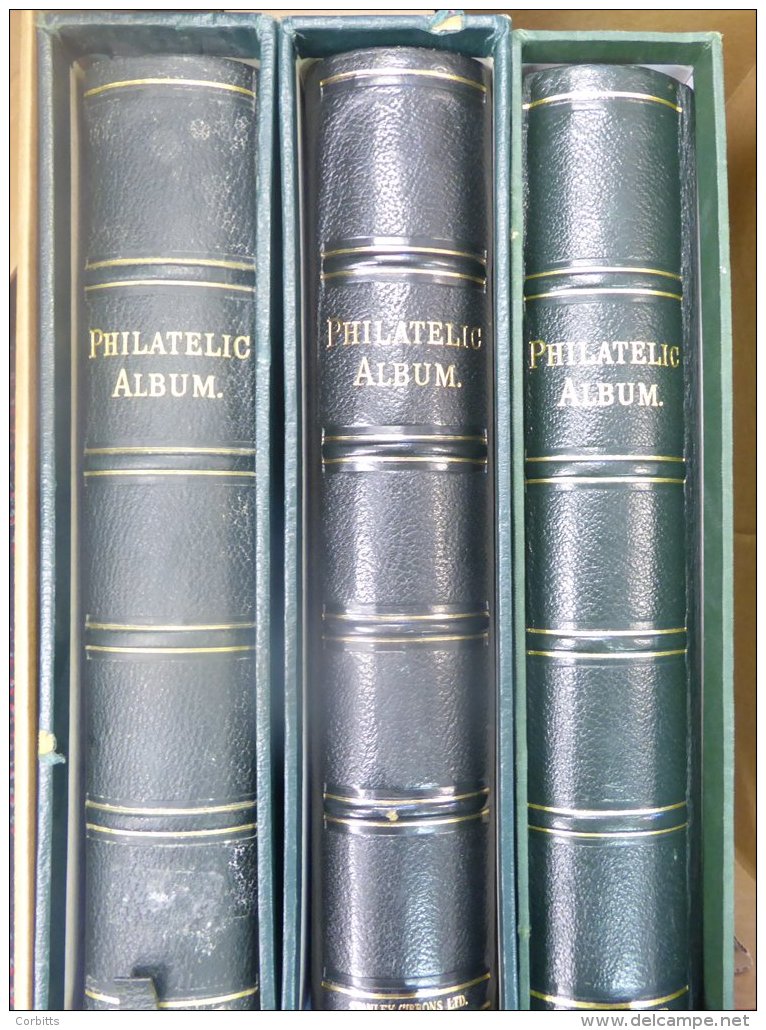 THE PHILATELIC ALBUM X6 (second Hand) All With Original Slip Cases, One Has 40 New Leaves, Three Have Used Leaves, One H - Autres & Non Classés