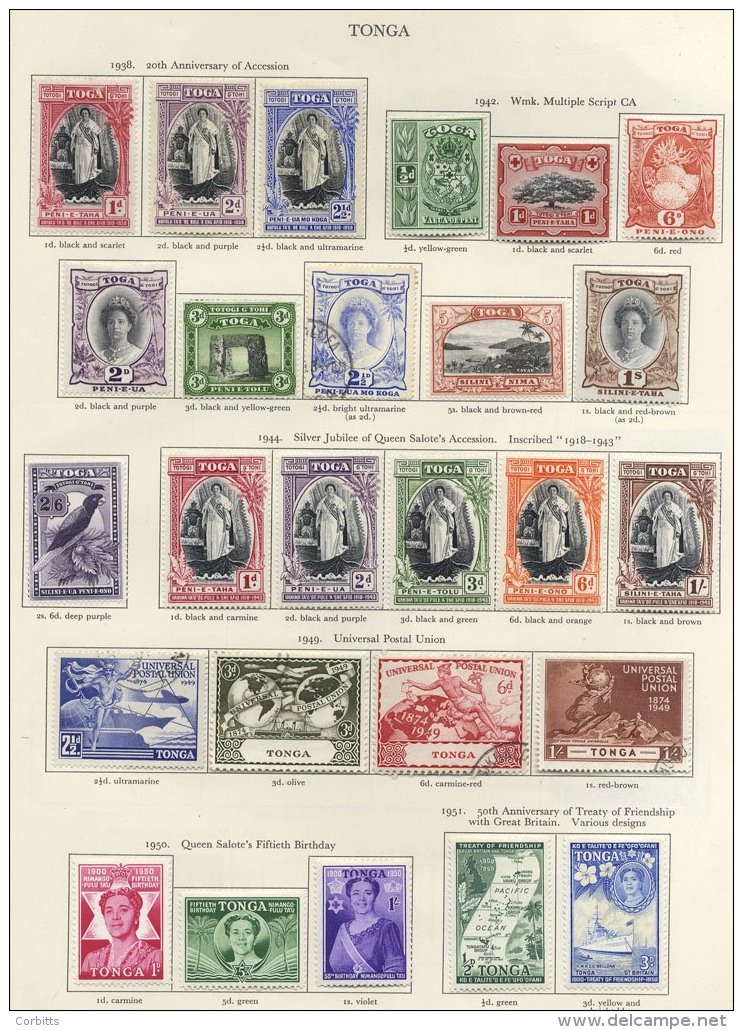 KGVI COLLECTION Of M &amp; U Housed In The Printed Album 1937-50 (A-Z Ranges) Of Part Sets Or Odds. (100's) - Autres & Non Classés