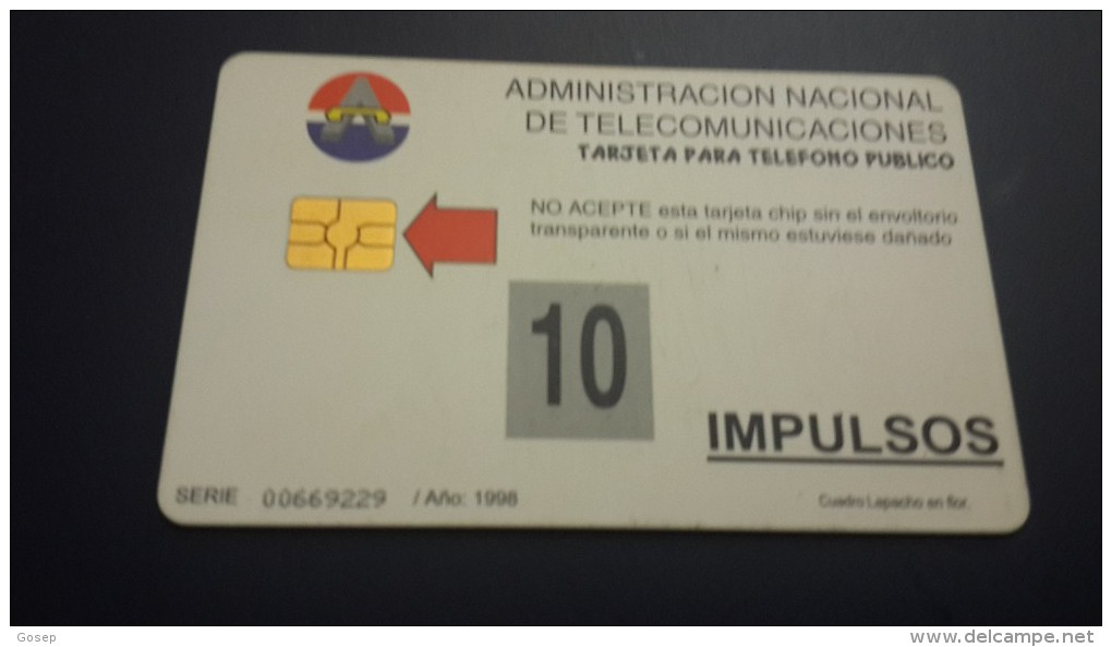Paraguay-(par-a-16)-lapacho En Flor National Tree-(10units)-used Card+1 Card Prepiad Free - Paraguay