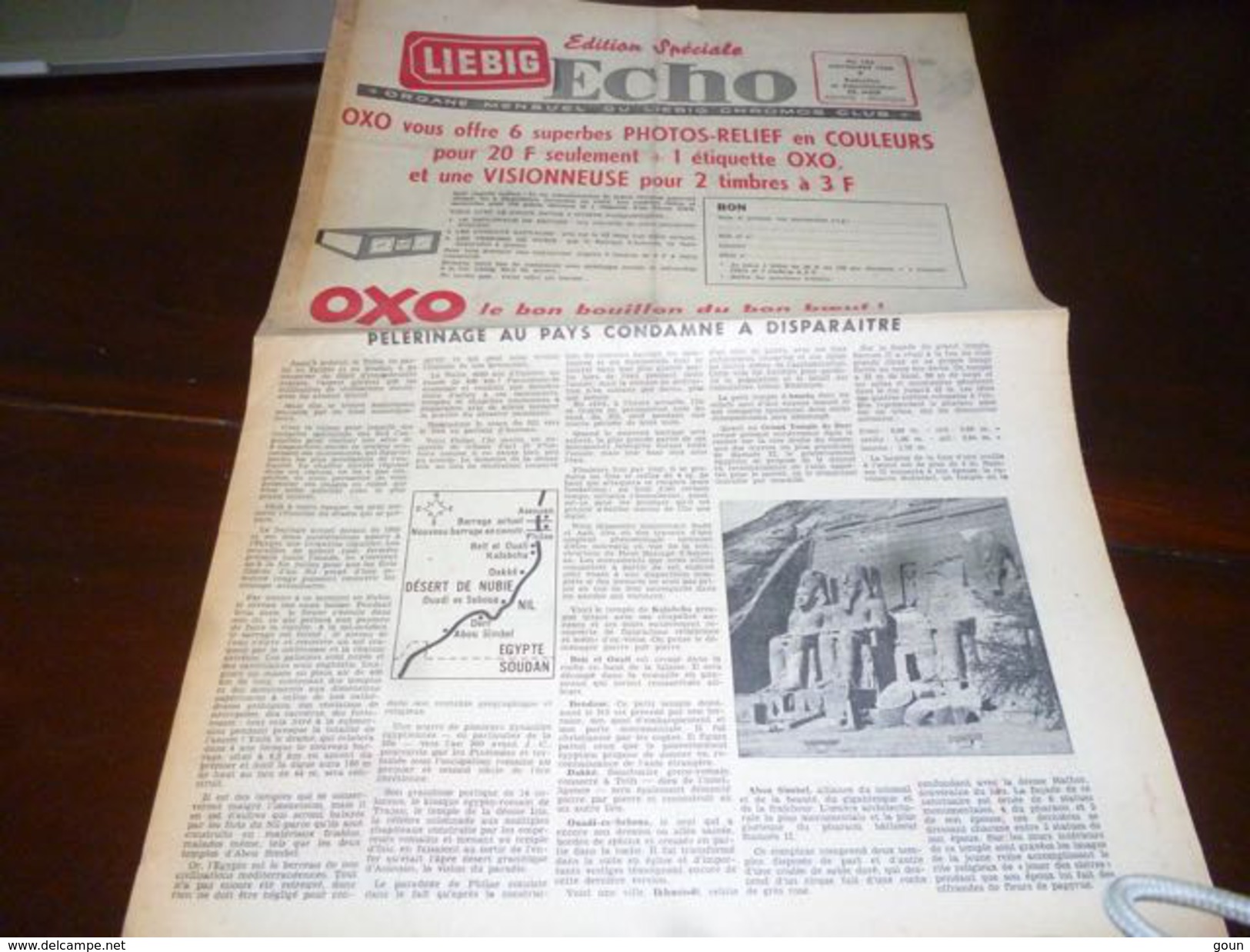CB1LC157 Liebig Echo Organe Mensuel Du Liebig Chromo Club - Novembre 1960 - Avec Recettes De Cuisine - Oxo - Autres & Non Classés
