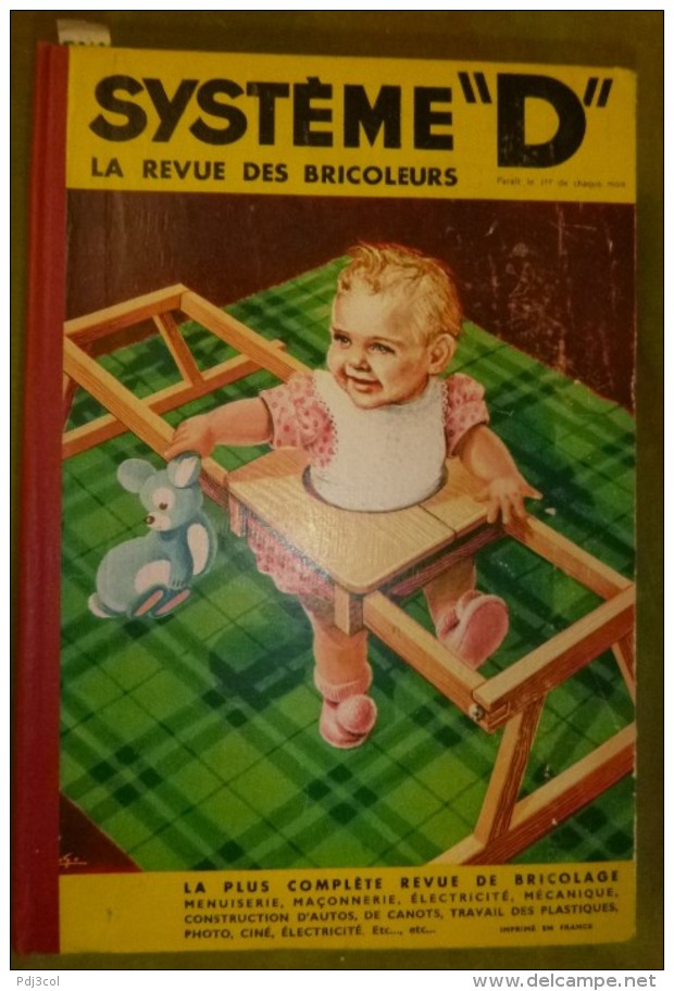 Bon Ensemble De La Revue De Bricolage Système D Années Complètes 1950 - 1951 Et 1958 Relié En 3 Volumes - Autres & Non Classés