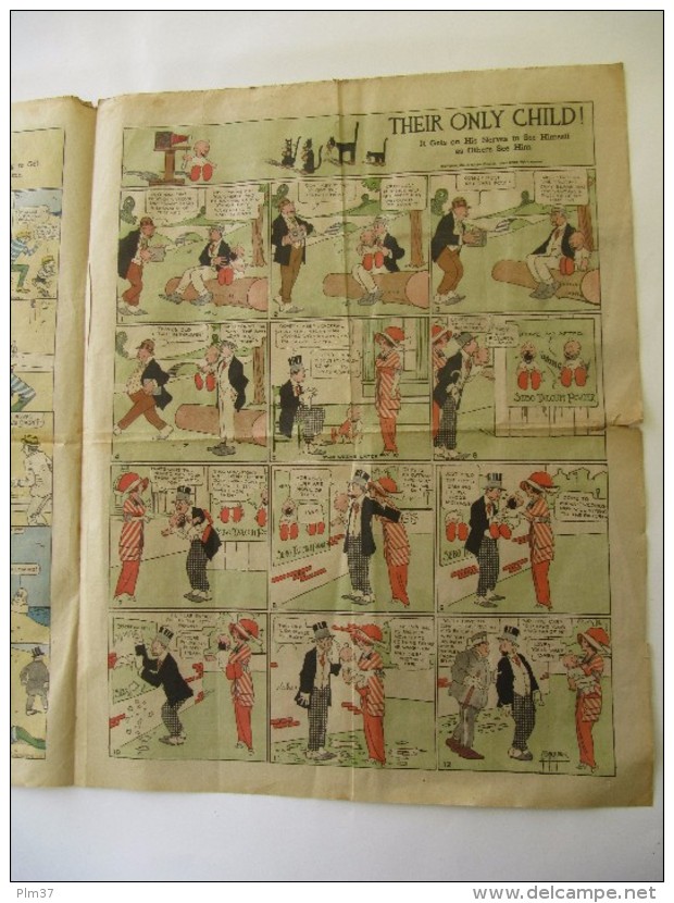 Comic Section Of The Los Angeles Examiner 1914 - 4 Pages - Katzenjammer Kids, Swinnerton, Manus, Outcault - 1897-1937: Platinium Age