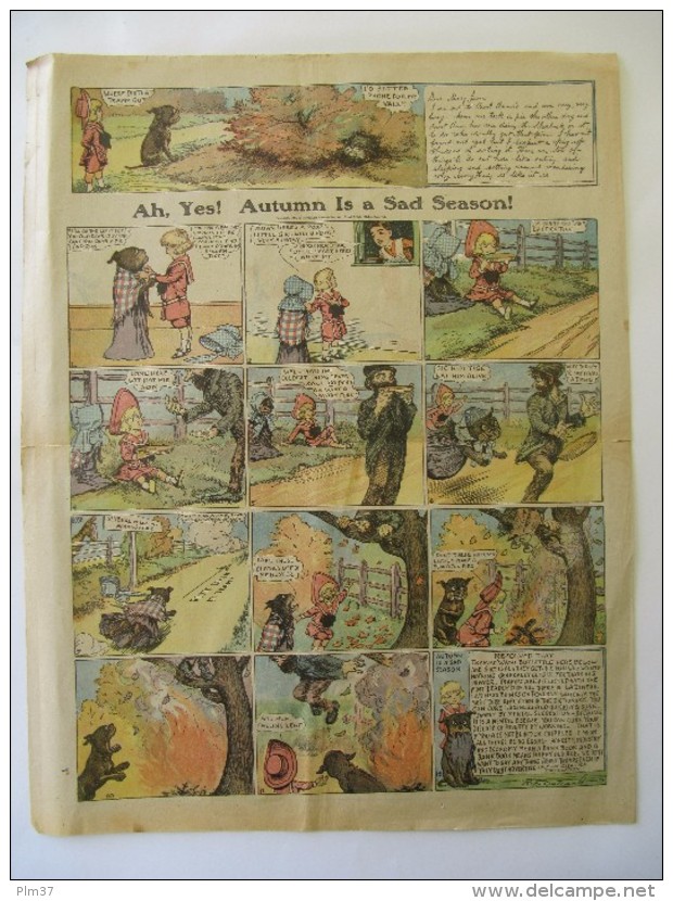 Comic Section Of The San Francisco Examiner 1914 - 4 Pages - Katzenjammer Kids, Opper, Manus, Outcault - 1897-1937: Platinium Age