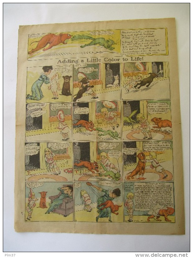 Comic Section Of The San Francisco Examiner 1914 - 4 Pages - Katzenjammer Kids, Opper, Manus, Outcault - 1897-1937 : Platinium Age