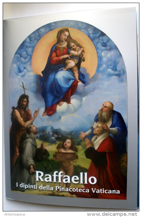 VATICANO 2015 - OFFICIAL FOLDER "RAFFAELLO" TELEPHONE CARDS - Vaticaanstad