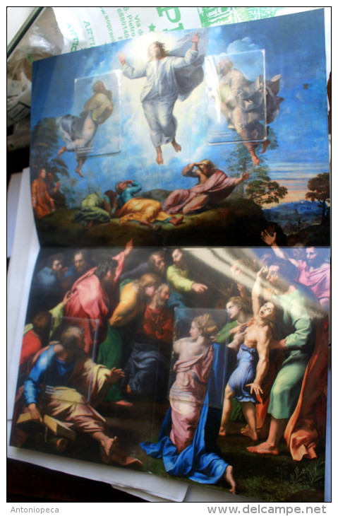 VATICANO 2015 - OFFICIAL FOLDER "RAFFAELLO" TELEPHONE CARDS - Vaticaanstad