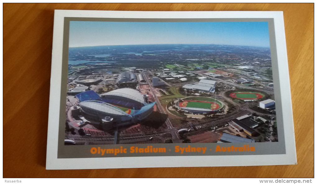 Sydney Telstra Olympic Stadium Cartolina Stadio Postcard Stadion AK Carte Postale Stade Estadio Stadium - Calcio