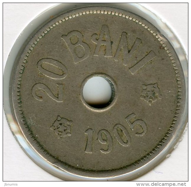 Roumanie Romania 20 Bani 1905 KM 33 - Rumania