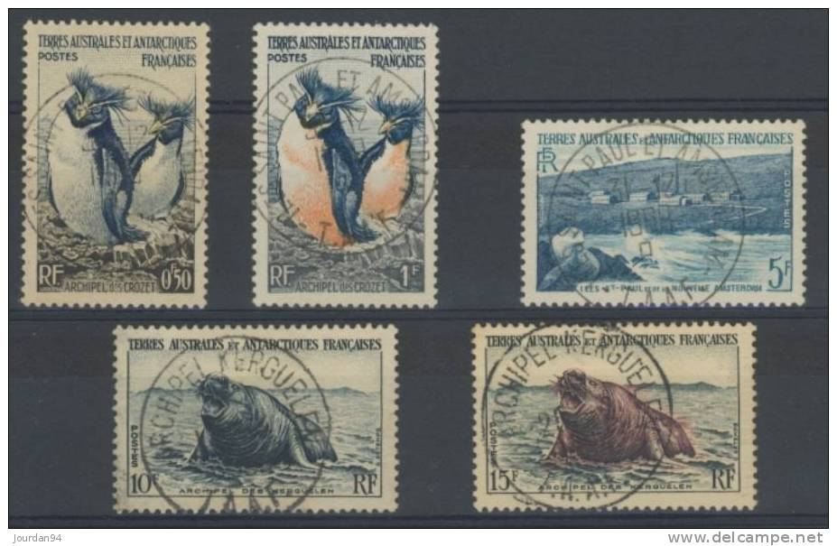 FRANCE :TERRE AUSTRALE N° 2 à 7 - Used Stamps