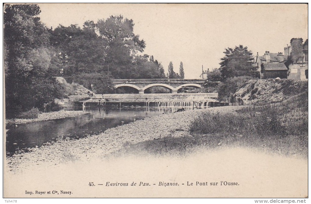 64----environs De PAU--BIZANOS--le Pont Sur L'ousse--voir 2 Scans - Bizanos