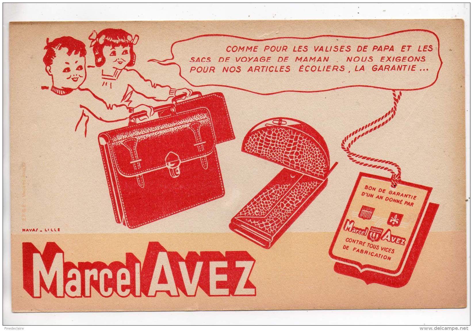 Buvard - Valises, Sacs De Voyage, Marcel Avez - A