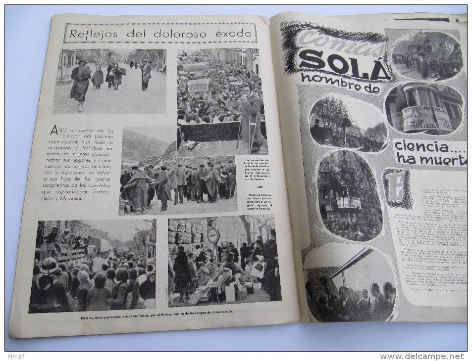 Libro de Oro de la REVOLUCION ESPANOLA  1936-1946 - Editado por el MLE- CNT en Francia