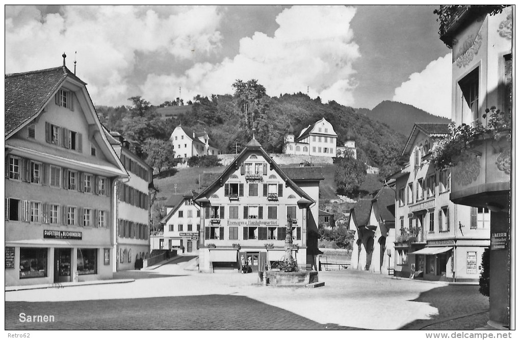 SARNEN &#8594; Dorfplatz Anno 1961 - Sarnen