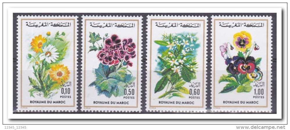 Marokko 1975, Postfris MNH, Flowers - Marocco (1956-...)