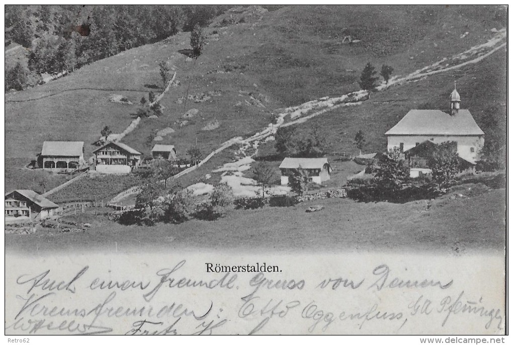 RIEMENSTALDEN &#8594; "Römerstalden" Kapelle Mit Wenigen Häuser - Riemenstalden