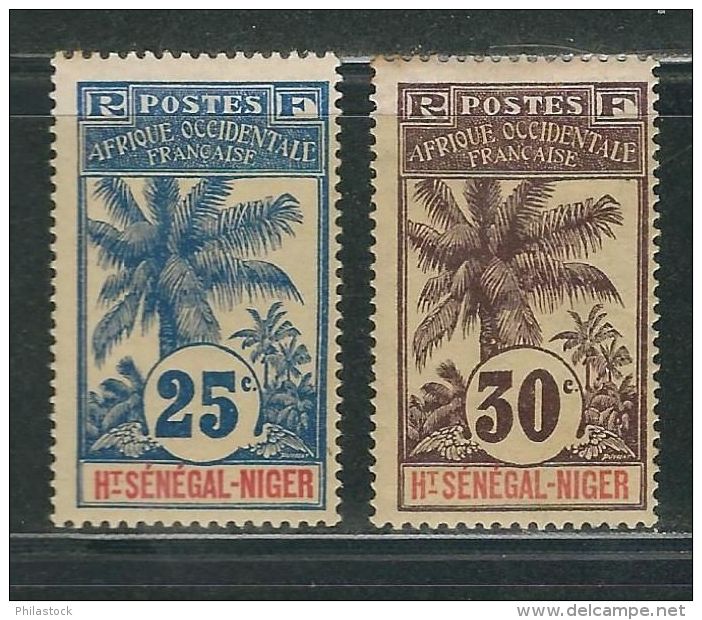 HAUT SENEGAL & NIGER  N° 8 & 9  * - Unused Stamps