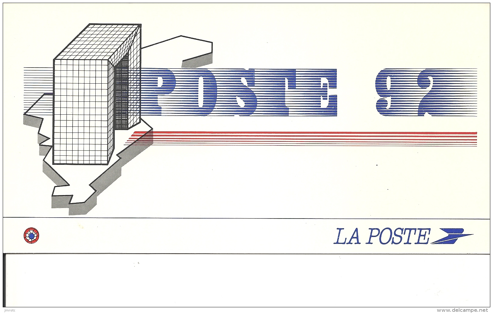 Carte Double Poste , France  1992,   Europa ( 395/96) - Other & Unclassified