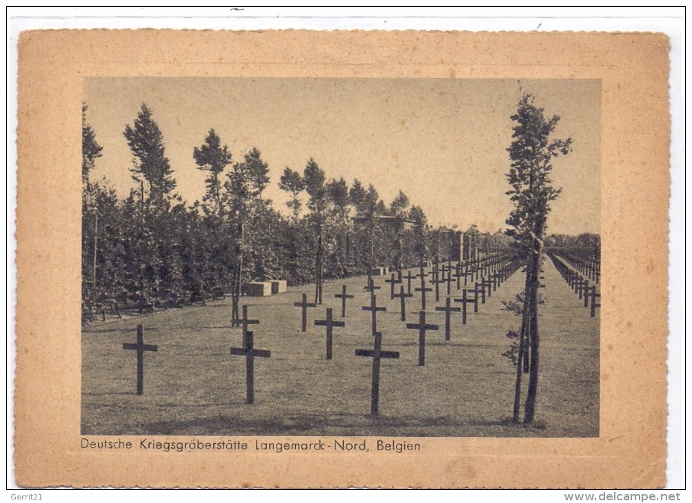 B 8920 LANGEMARK, Deutscher Friedhof - Langemark-Poelkapelle