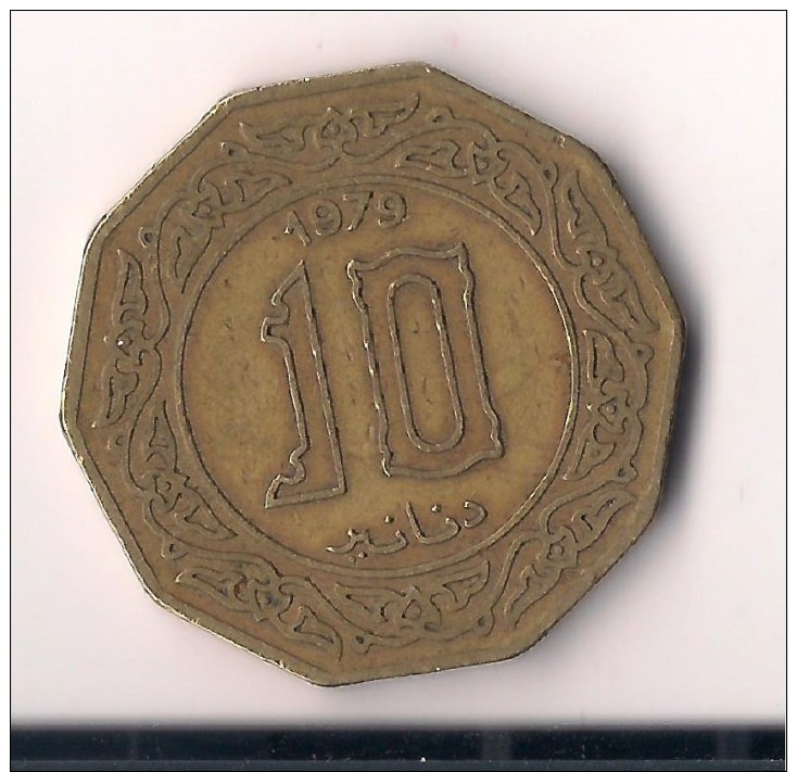 ARGELIA 10 DINARS 1979 - Argelia