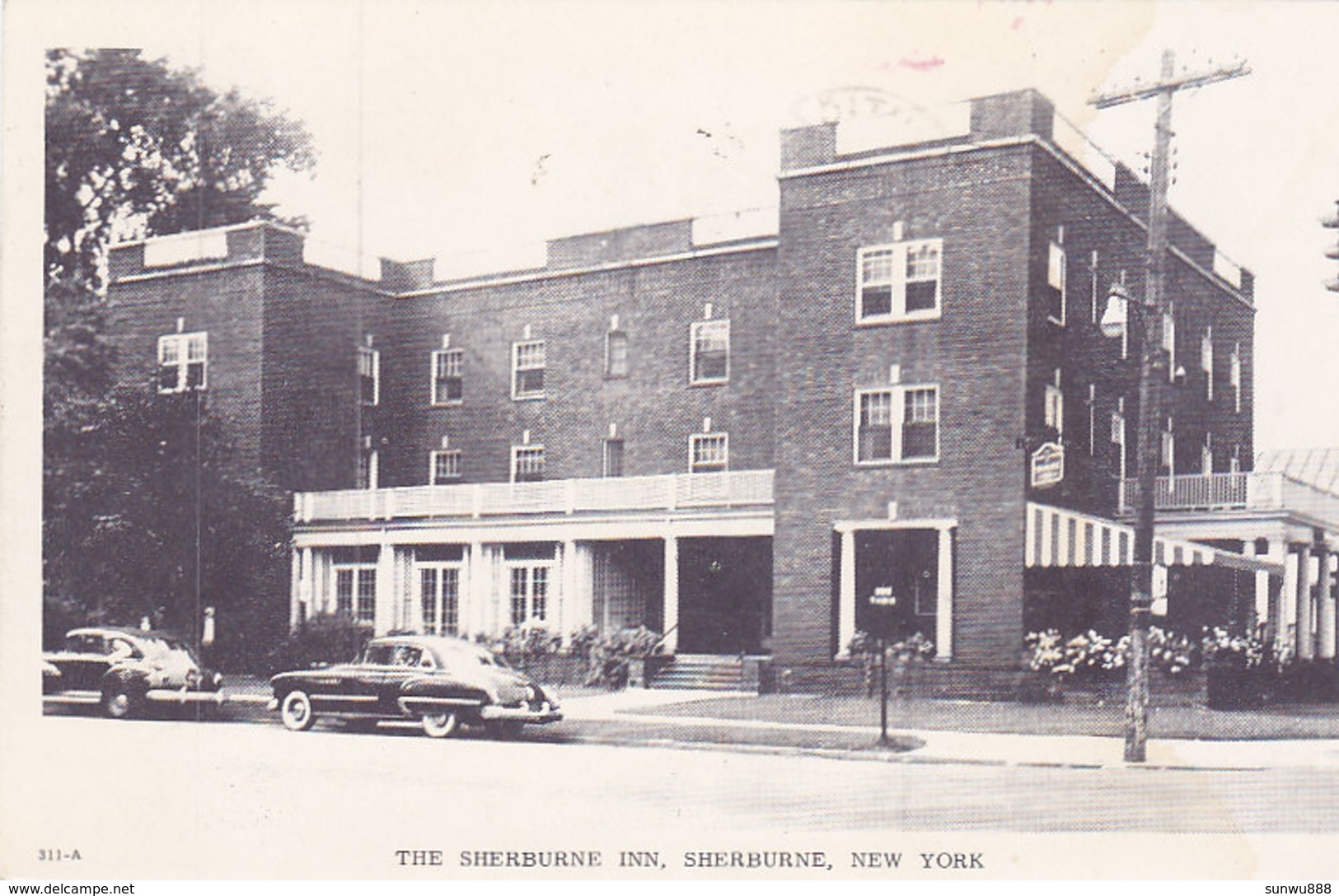 The Sherburne Inn, Sherburne, New York (oldtimer, 1954) - Autres & Non Classés