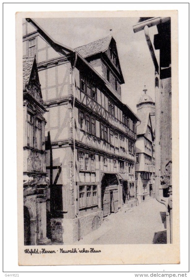 6320 ALSFELD, Neurath'sches Haus, 1945 !! - Alsfeld