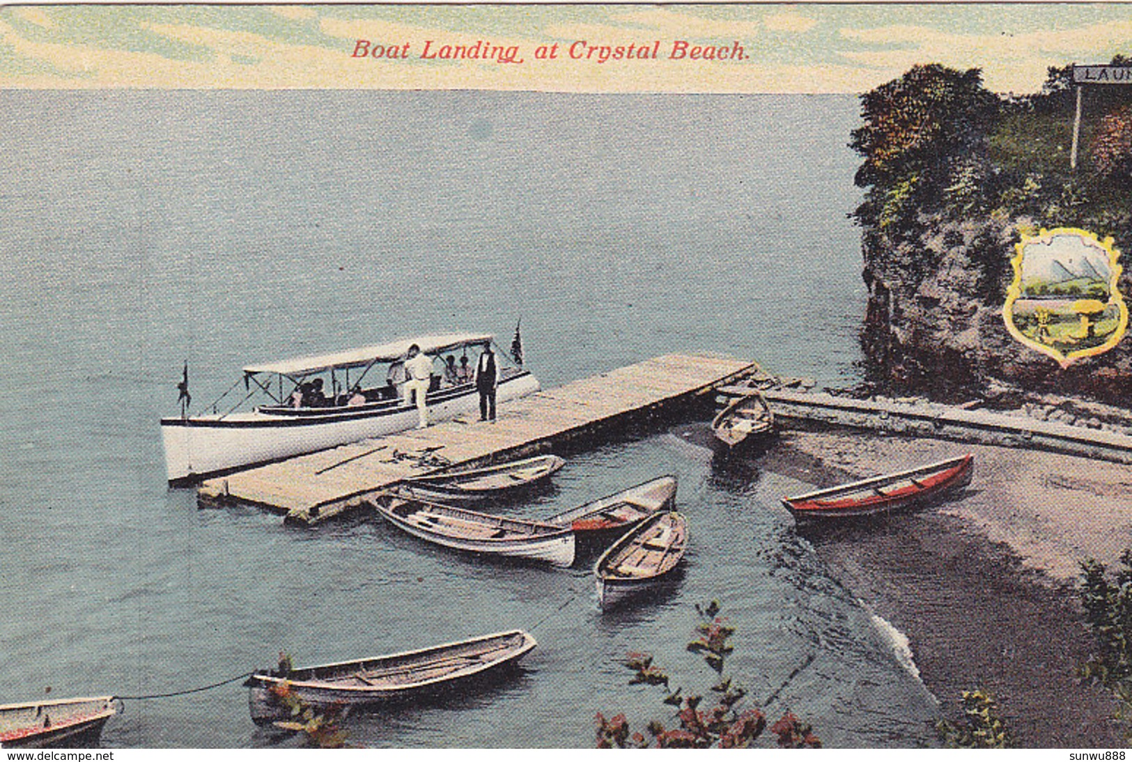 Boat Landing At Crystal Beach (top Animation) - Autres & Non Classés