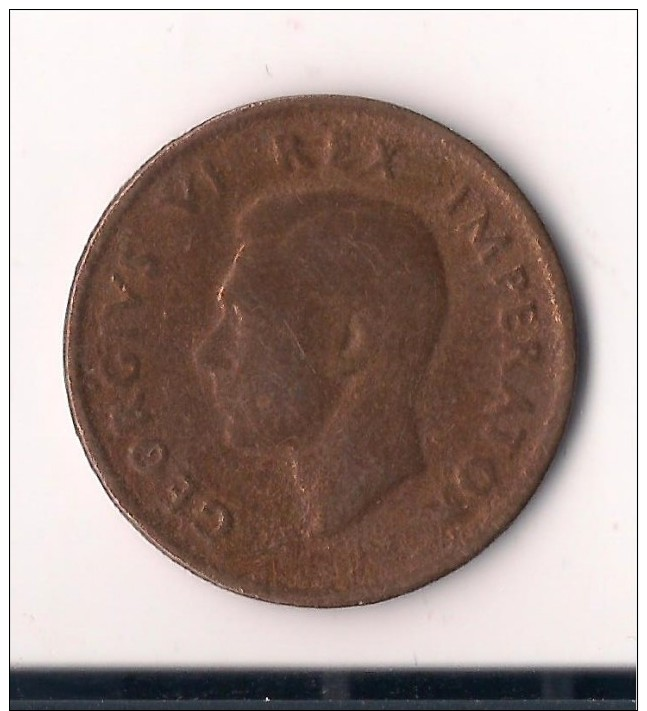 SUDAFRICA  1/2 PENNY 1942 - Sudáfrica