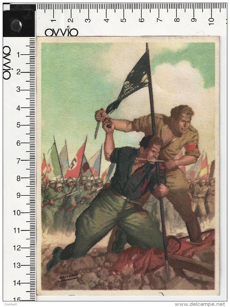 BOCCASILE 1943 -La Disperata -viaggiata - PNF Dopolavoro  Forze Armate - Oorlog 1939-45